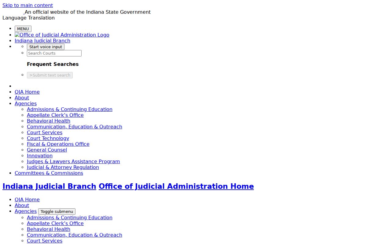 Howard County court calendar in the Odyssey case system