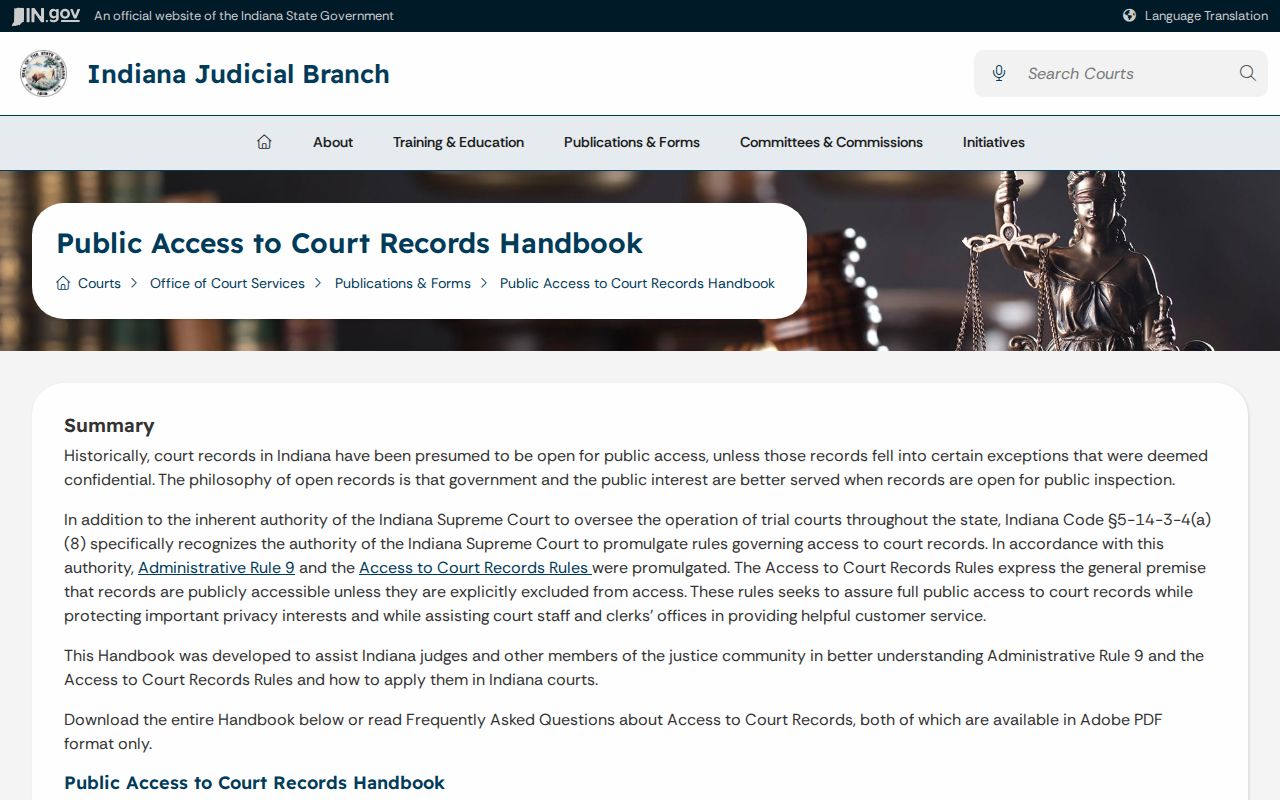 Howard County court records public access guidance