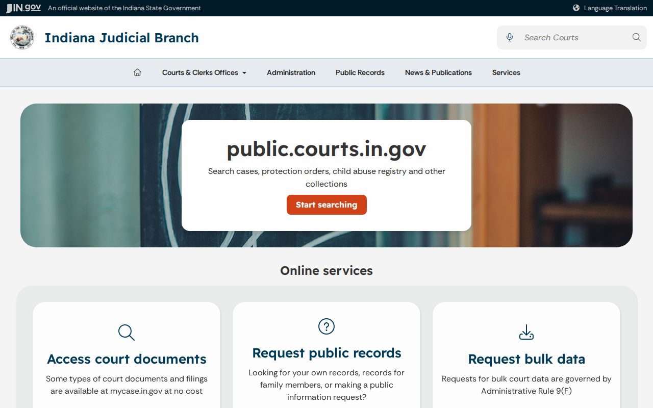 Howard County case search public court records route