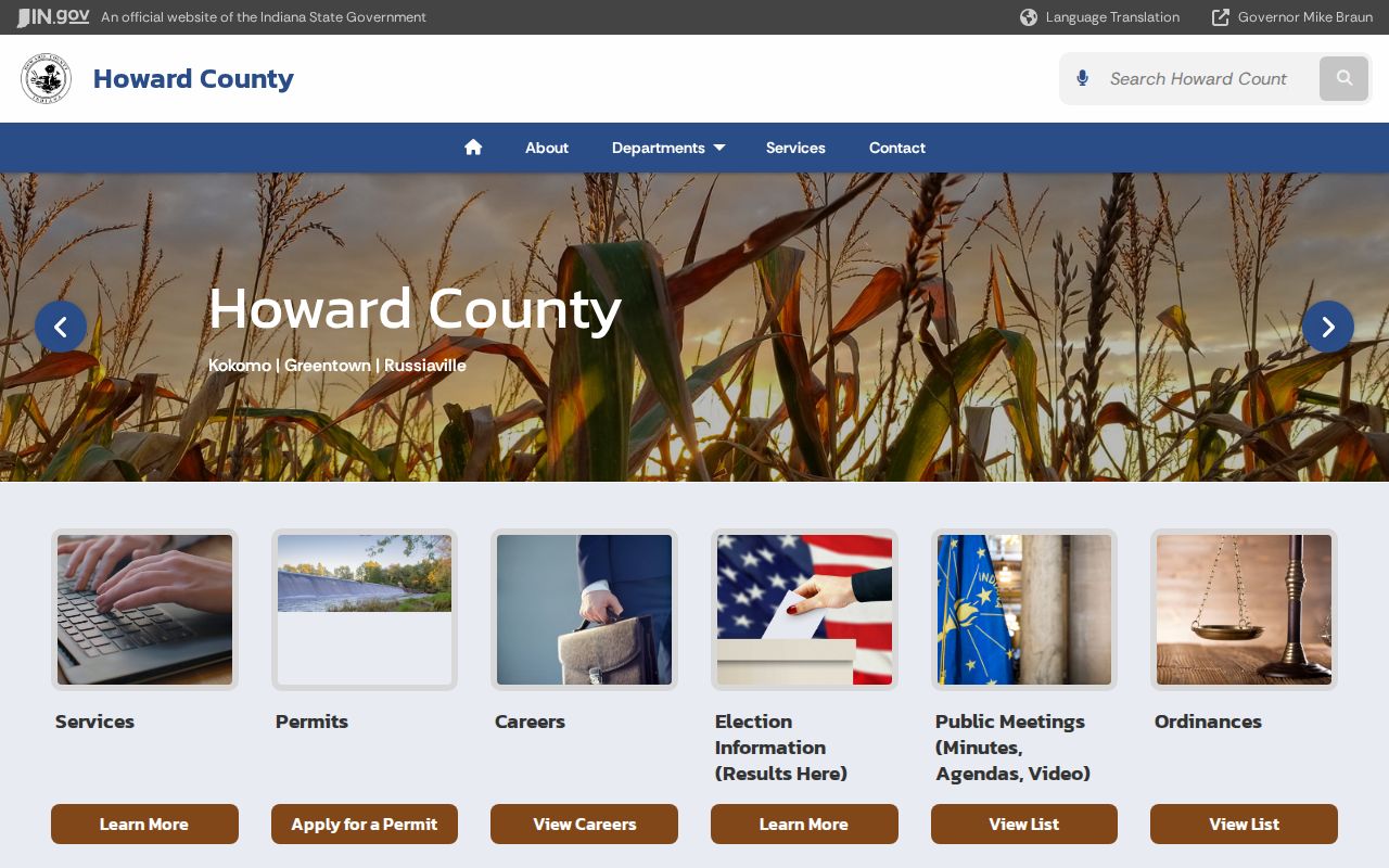 Howard County court docket government portal